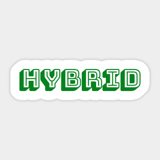 Hybrid Strains T-Shirt and Apparel for Stoners and Cannabis Smokers Sticker